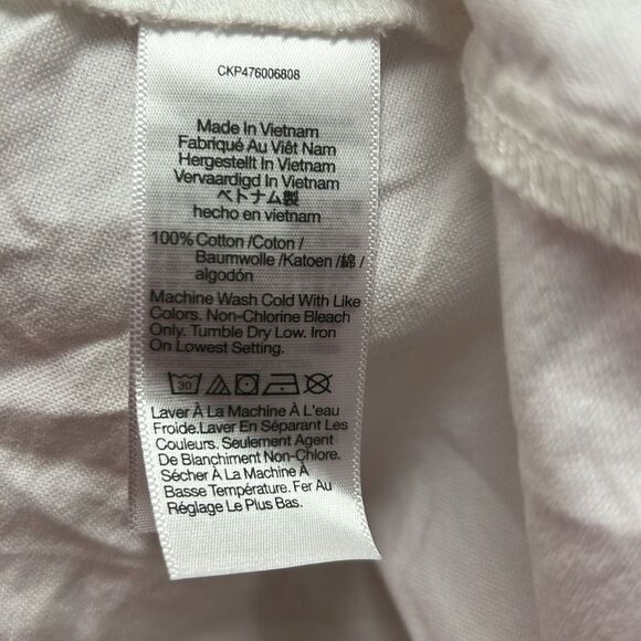 J. Crew Factory BP533 white Petite button-up oxford shirt in signature fit Small - Picture 10 of 11